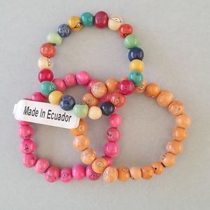 Organic Ecuadorian Bracelets (Set of 3)